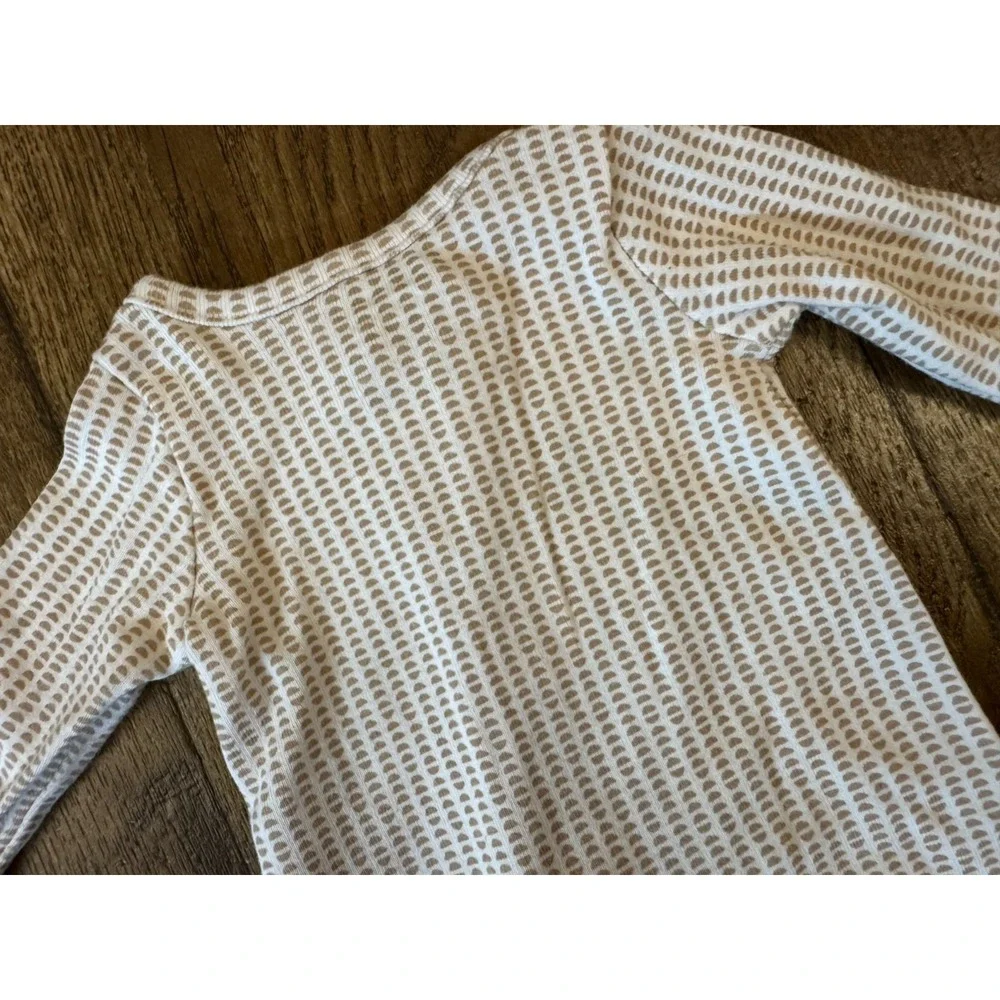 Carters Preemie‎ Baby Boy Girl Unisex Sleeper Outfit Tan Neutral Reborn Doll